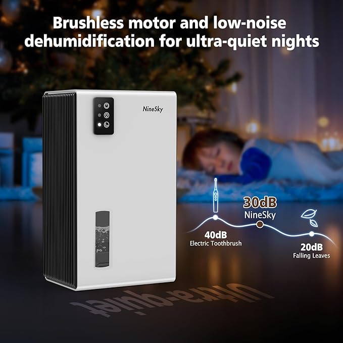 NineSky Dehumidifiers for Home, 95 OZ Water Tank, Dehumidifiers for Bathroom - Image 6