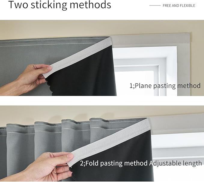 Magic Tape Stick on Portable Curtains - Image 7