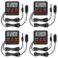 4Pcs Digital Thermometer and Humidity Thermometers Indoor and Outdoor Digital by Unknown