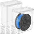 2 Pcs Filament Storage Box for 3D Printer 10 x 9 x 6 Inches Filament Storage by Kritkin
