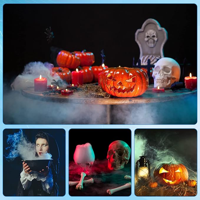 Yaomiao 1 Piece Halloween Mist Maker Fogger Small Ultrasonic Fog Machine - Image 6