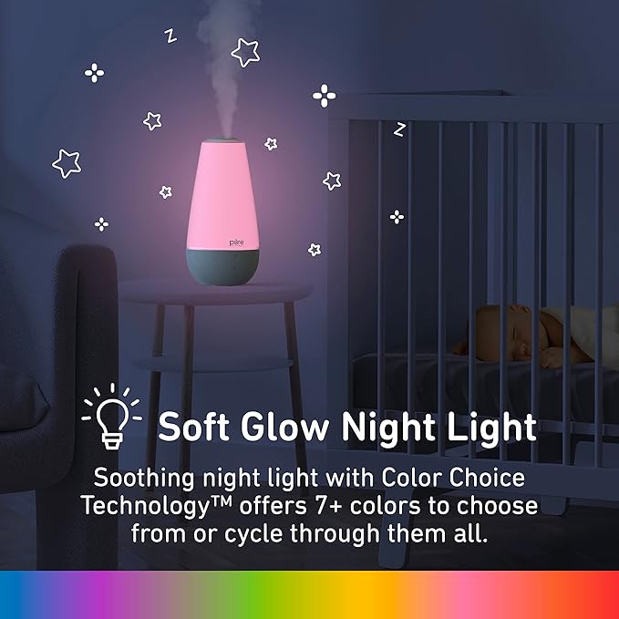 Pure Enrichment® PureBaby® 3-in-1 Whisper-Quiet Humidifier, Color Changing - Image 5