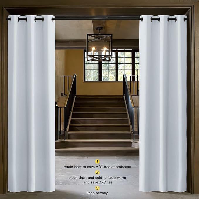 NICETOWN Curtains & Drapes for Door Tapestry, Sound Noise Canceling Room - Image 2