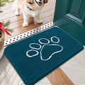 OLANLY Dog Door Mat for Muddy Paws 24x16, Paw Print Design, Absorbs Moisture by OLANLY