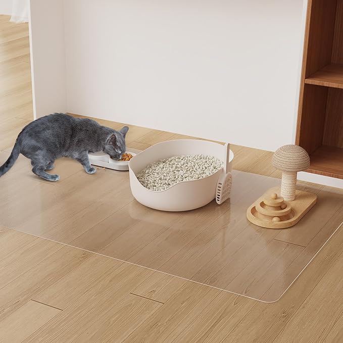 3'×5' Frosted Clear Waterproof Area Mat by Unknown