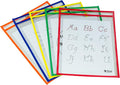 C-Line Reusable Dry Erase Pockets, 9 x 12 Inches, 5 Pockets per Pack by C-Line
