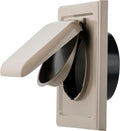 NO-PEST VENT, Exclusive Dual Door Dryer Vent Cover Outdoor 4 inch by No-PestVent