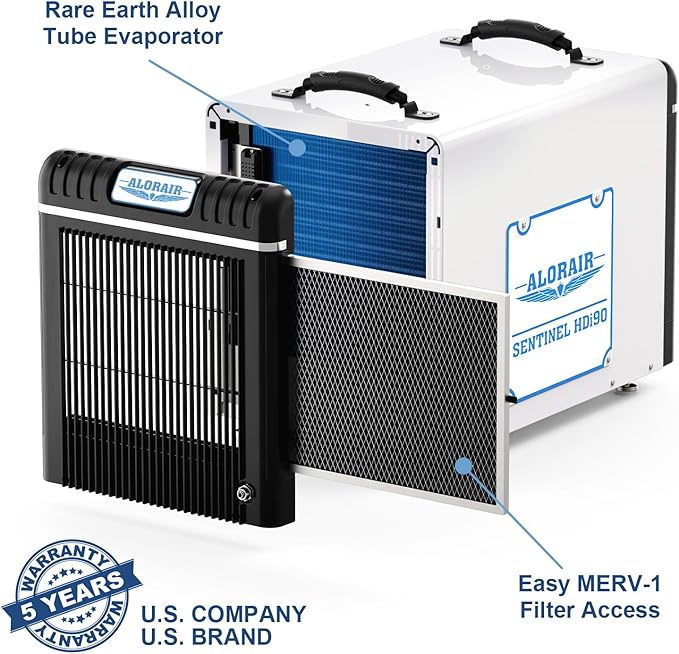 ALORAIR Basement/Crawlspace Dehumidifiers 198 PPD, 90 Pints, 5 Years Limited - Image 7