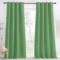 NICETOWN Kitchen Blackout Window Curtain Panel, Forest Green, 1 Panel, 55 by 96 by NICETOWN
