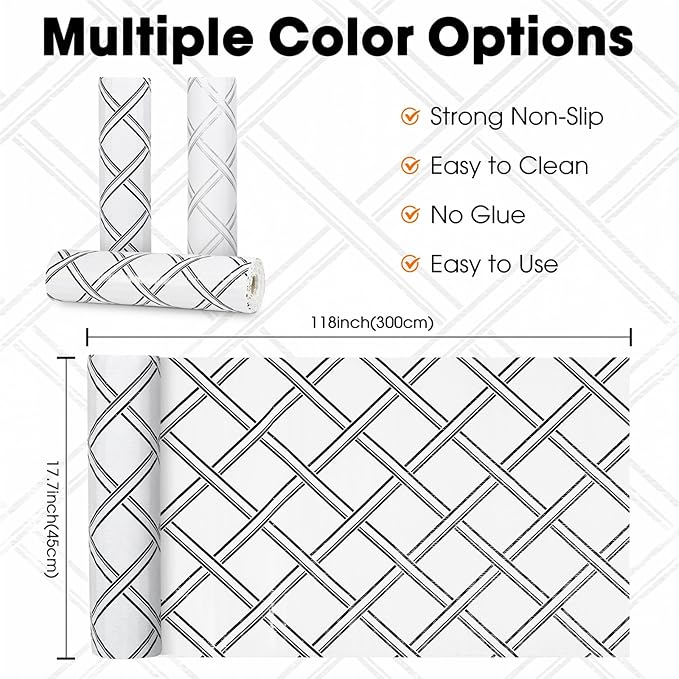 Drawer and Shelf Liner for Kitchen Cabinets Non-Adhesive Cabinet Liners for - Image 6