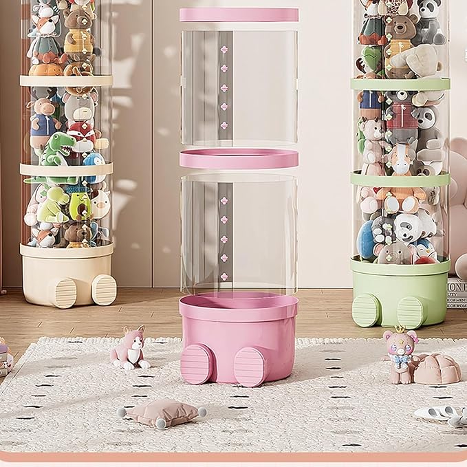 Rotating Toy Storage Tower, 2025 New Tube Storage - Image 5