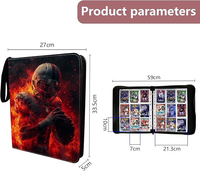 Football Card Binder, 2025 Sports Trading Card - Image 2