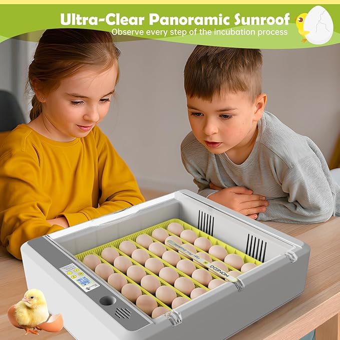 Egg Incubator for Hatching Chicks, 36 Eggs Automatic Turner - Image 7