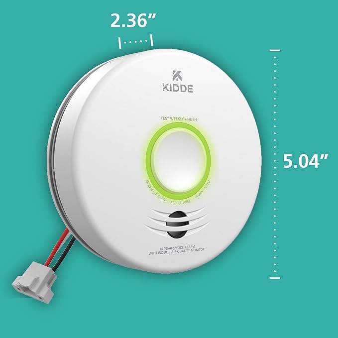 Kidde Smart Smoke Detector & Indoor Air Quality Monitor, Alexa Compatible Device - Image 12