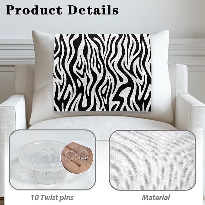 Zebra Head Protector for Recliner Non-Slip Headrest Headrest Cover Wear - Image 4