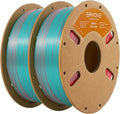 ERYONE Silk Dual Color PLA Filament 3D Printer 1.75mm +/- 0.03mm, Bicolor by ERYONE