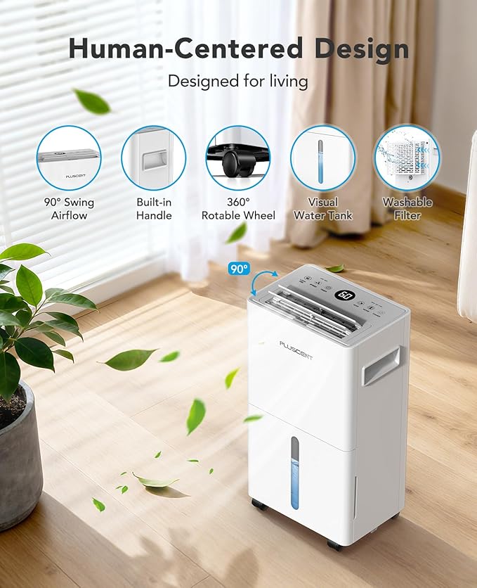 1, 500 Sq. Ft Dehumidifier for Basement, 21 Pints Dehumidifiers for Home - Image 7