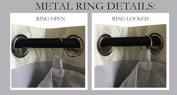 DriftAway Thermal Insulated Blackout Curtain Liner 2 Panels Each Liner Size 50 - Image 4