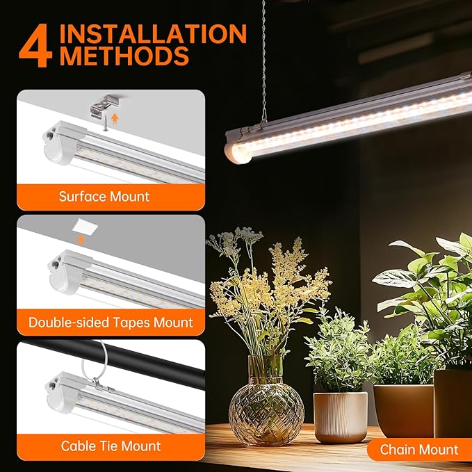 Bstrip Grow Light, 2FT 48W Plant Light - Image 4