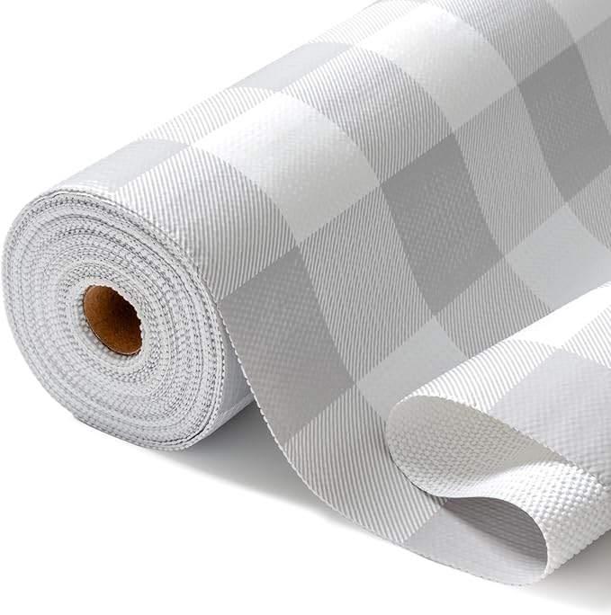 Shelf Liner for Kitchen Cabinets Non-Adhesive Drawer Liners Non-Slip Strong by Insigoo