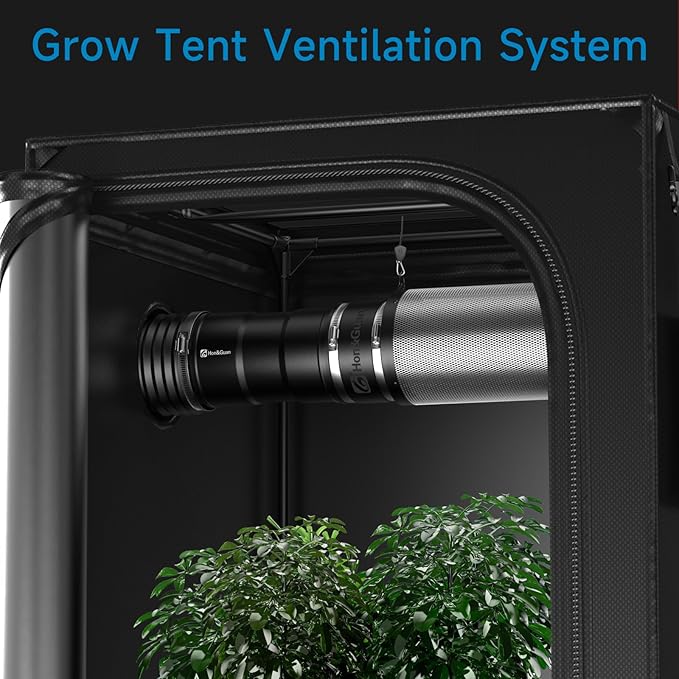 Hon&Guan 8" Air Filtration Kit: 8 Inch Inline Duct Fan - Image 8