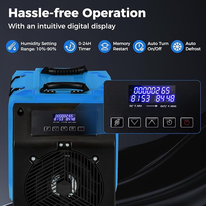 COSTWAY 190 PPD Commercial Dehumidifier - Image 5