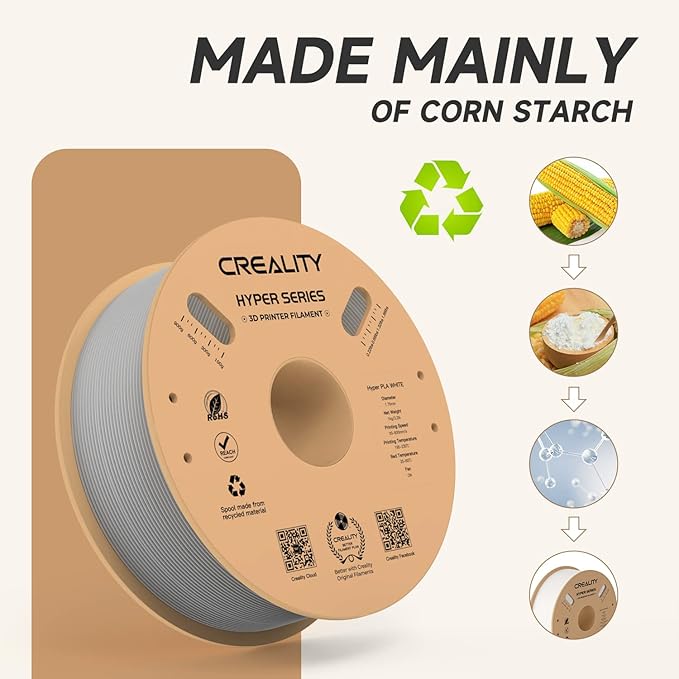 Official CREALITY Hyper PLA Filament 1.75mm, High Speed PLA 30-600mm/s 3D - Image 5