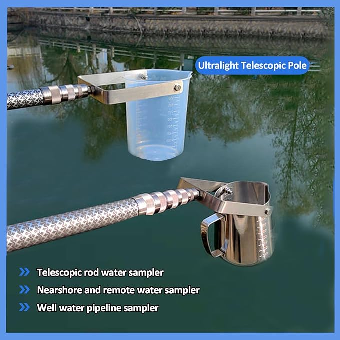 Water Sampling Pole, Telescopic Water Sampler, Pendulum Beaker Sampler - Image 2