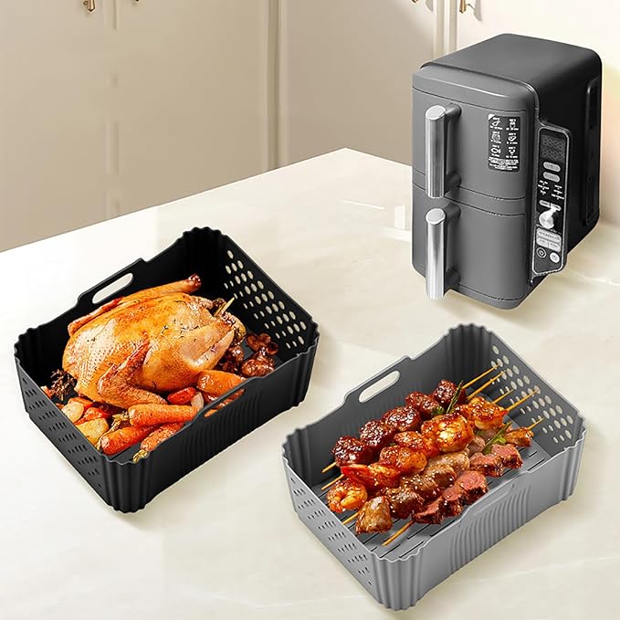 2 Pack Silicone Air Fryer Liners - Image 5