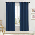 NICETOWN Curtain Blind for Bedroom, Single Panel, Moroccan Blue, W42 x L72 by NICETOWN