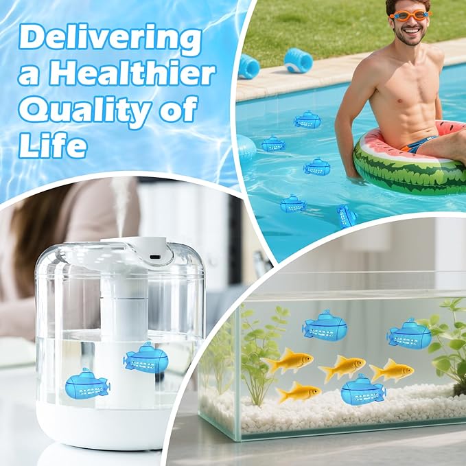 Humidifier Cleaner Fish 9Pcs, Demineralization Cleaning Ball - Image 8