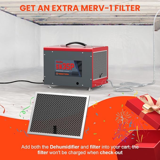 Abestorm 70 Pints Crawl Space Dehumidifiers - Image 2