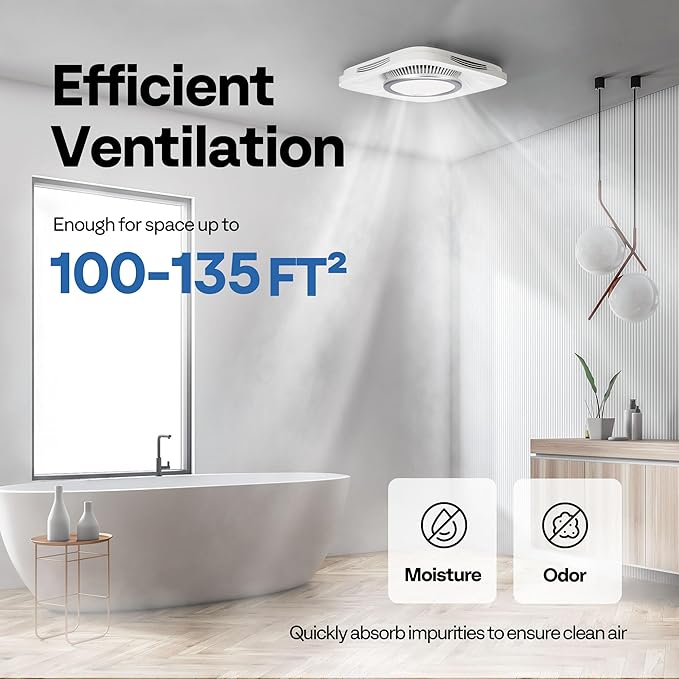 VIVOHOME Bathroom Exhaust Fan - Image 3