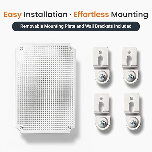 QILIPSU Outdoor WiFi Enclosure, 11.4"x7.5"x5.5" Waterproof Electrical Junction - Image 8