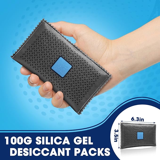 Timgle 10 Pcs 100g Rechargeable Desiccant Packs - Image 2
