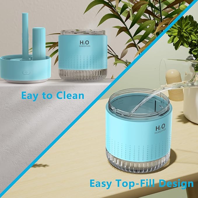 SZO Portable Mini Humidifier, 500ML USB Personal Cool Mist Humidifiers - Image 5