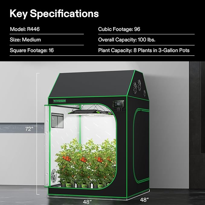 VIVOSUN R446 4x4 Grow Tent - Image 8