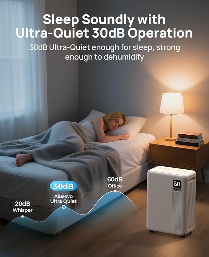 30 Pint Dehumidifier for Basement, 2500 Sq. Ft Dehumidifiers for Home - Image 7