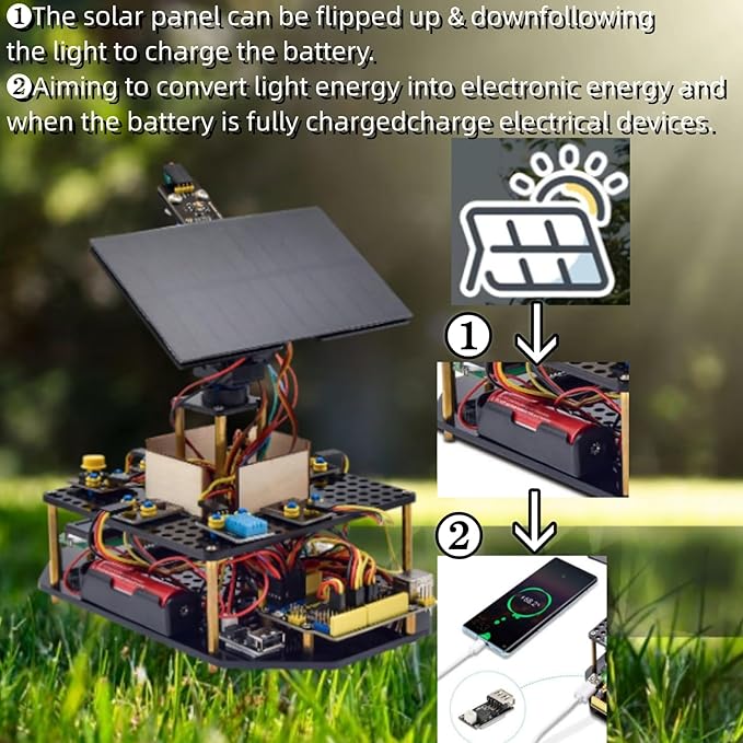 KEYESTUDIO DIY Solar Tracking Electronic Kit - Image 4