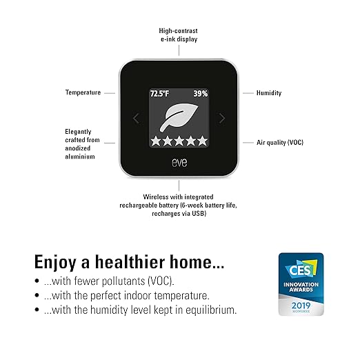 Eve Room - Indoor air Quality Sensor to Monitor air Quality, Temperature & - Image 3