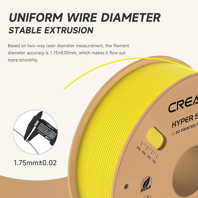 Official Creality Hyper PLA Filament 1.75mm, High Speed 30-600mm/s Rapid 3D - Image 4