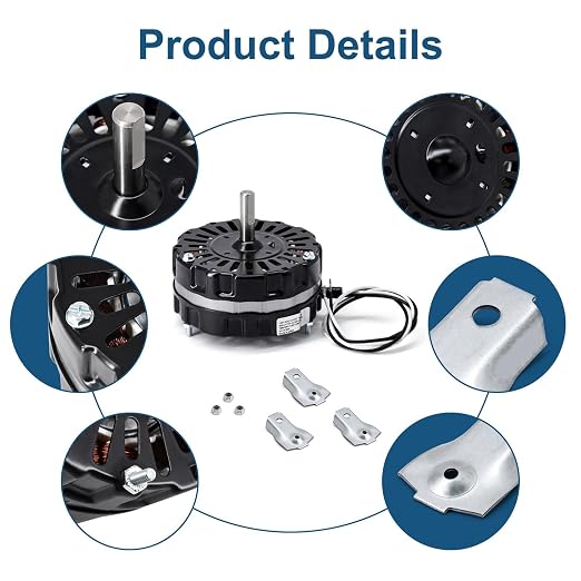 Criditpid F0510B2944 Power Vent Attic Fan Motor & 58033 Adjustable Thermostat - Image 4