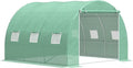 Walk-in Hoop Greenhouse for Tropical Plants, 10’x10’x6.5’ High Peak Design by WhereFurnitureMeetsArtistry