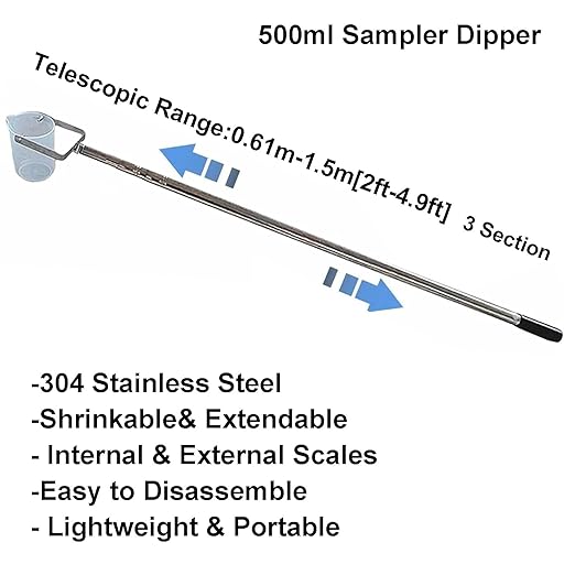 Extendable Water Sampler with Dipper System, Water Qualityd Sampler Device - Image 2