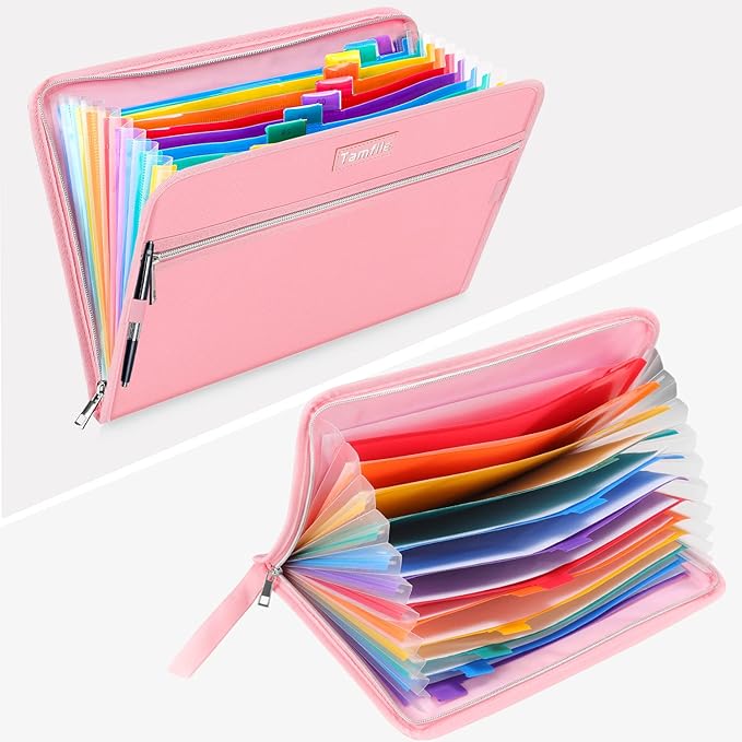 Fireproof Safe Accordion File Organizer Bag Folder, Waterproof Expanding Filing - Image 4