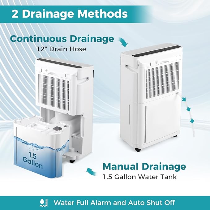 COSTWAY 4, 500 Sq. Ft Dehumidifier - Image 7