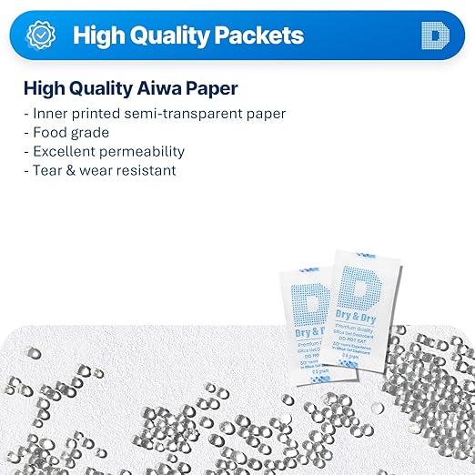 Dry & Dry Silica Gel Packets Desiccants - Image 2