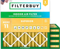 Filterbuy 12x12x2 Air Filter MERV 11 Superior Pet & Allergy Defense, by Filterbuy