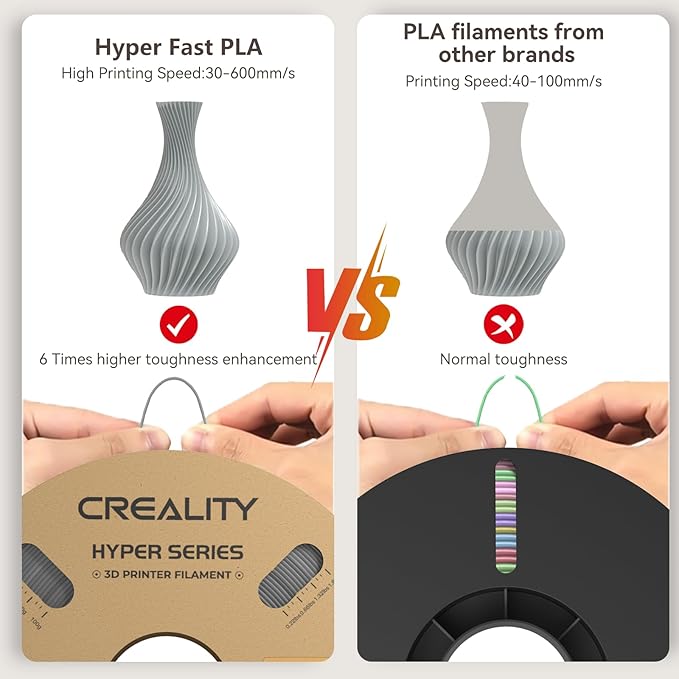 Creality 3D Printer Filament PLA 1.75mm, Creality Official Hyper PLA Filament - Image 7