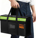 Large Fireproof Document Bags 15x12x6in, Fireproof Document Box by Amerbro